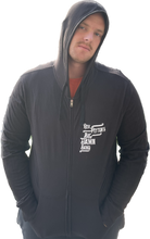 Load image into Gallery viewer, Train Zip-Up Hoodie Printed on Front & Back