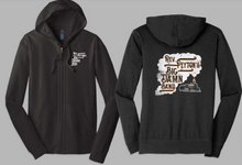 Load image into Gallery viewer, Train Zip-Up Hoodie Printed on Front & Back
