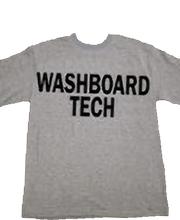 Load image into Gallery viewer, Gray Washboard Tech T-Shirt (Double Sided Printing)