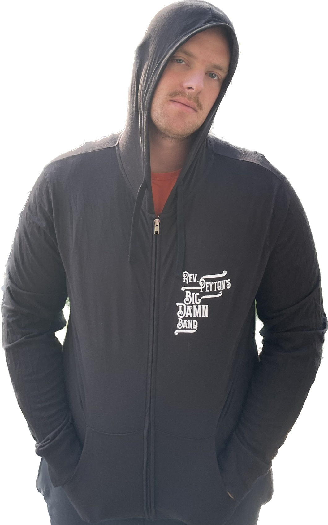 Train Zip-Up Hoodie Printed on Front & Back