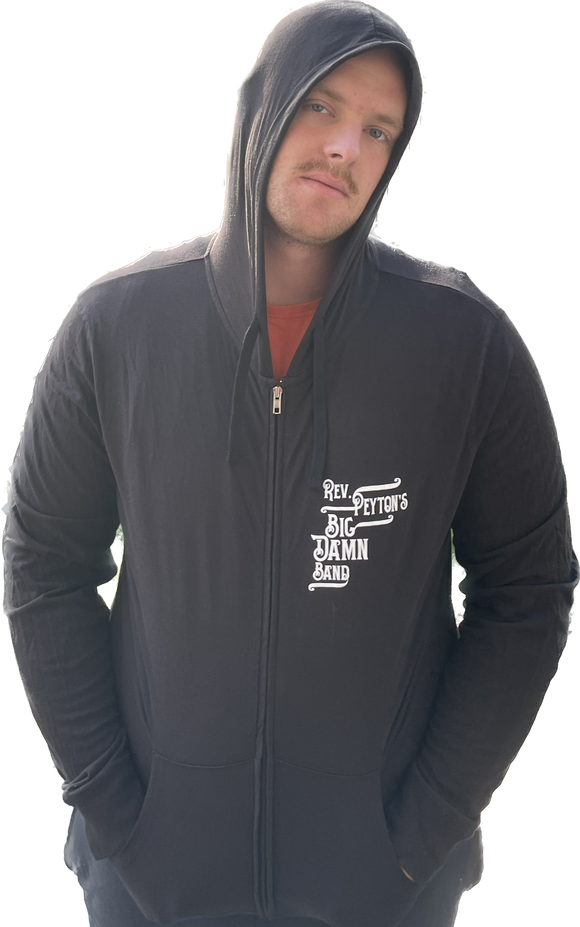 Train Lightweight Zip-Up Hoodie Printed on Front & Back