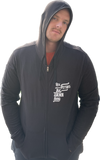 Train Lightweight Zip-Up Hoodie Printed on Front & Back