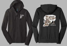 Load image into Gallery viewer, Train Zip-Up Hoodie Printed on Front &amp; Back
