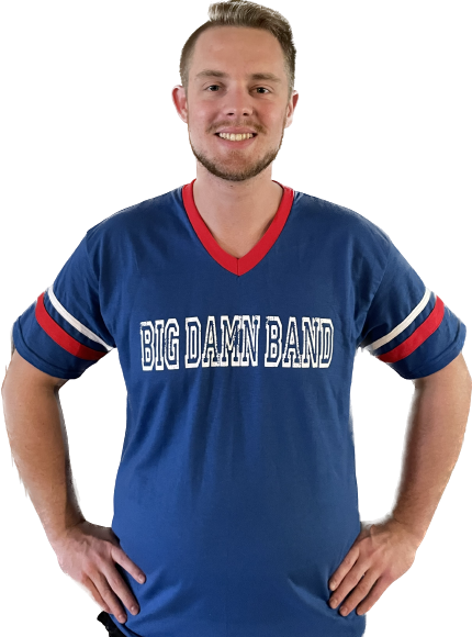 Red, White, and Blue Big Damn Band Athletic Jersey (NEW!)