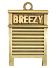 Load image into Gallery viewer, Metal Washboard &quot;Breezy&quot; Pendants
