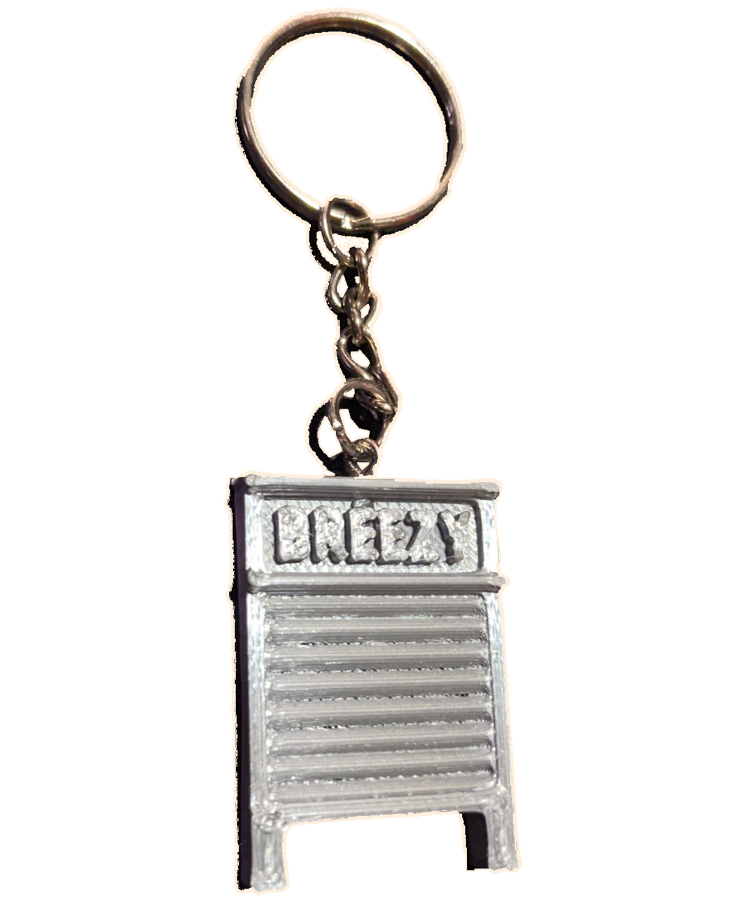 Washboard Breezy Key Chain (3D Printed PLA)