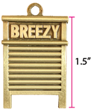 Load image into Gallery viewer, Metal Washboard &quot;Breezy&quot; Pendants
