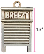 Load image into Gallery viewer, Metal Washboard &quot;Breezy&quot; Pendants
