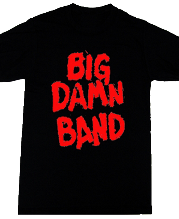 Red on Black Painted T-Shirt
