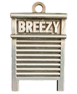 Metal Washboard "Breezy" Pendants